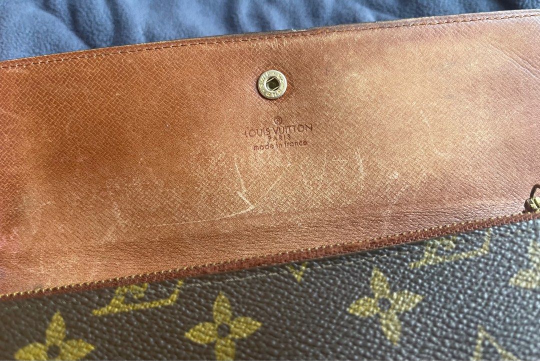 LV WITH FREE MCM (Category: Luxury Bags & Wallets) located in Quezon City. Submitted by glamshoppers101 (Listing ID 1219673564, Image 3). Description: In good condition Needs repair as this was stored (affected the durability) No Inclusion Original from 🇯🇵 MOP: BPI/Gcash/Maya SF: c/p buyer.