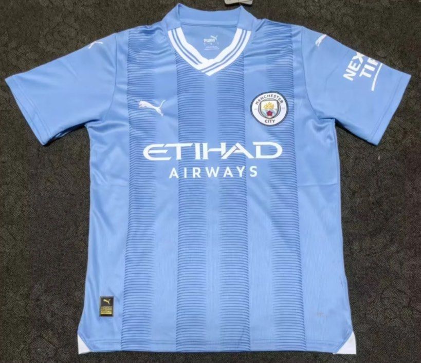 Manchester City Home Away Jersey 2324 Football Jersey Tshirt, Men's