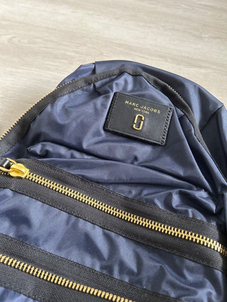 Marc jacobs navy backpack outlet