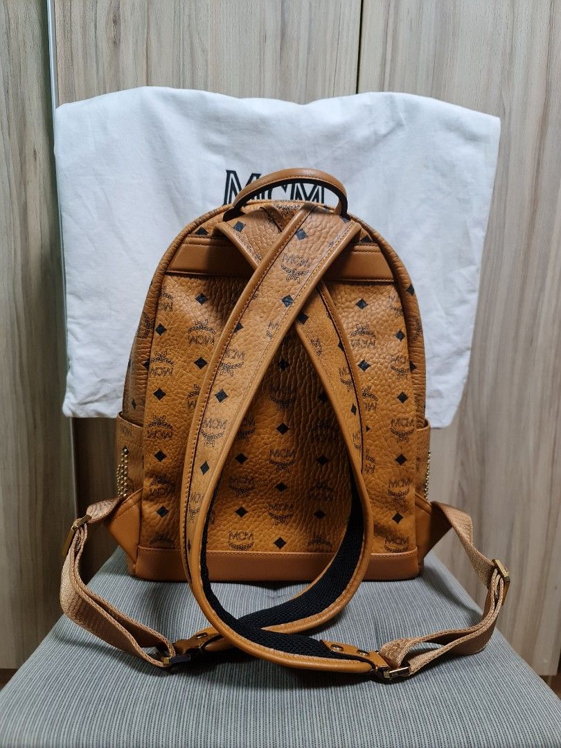 Price reduced! MCM Medium Stark Backpack, Luxury, Bags & Wallets on  Carousell
