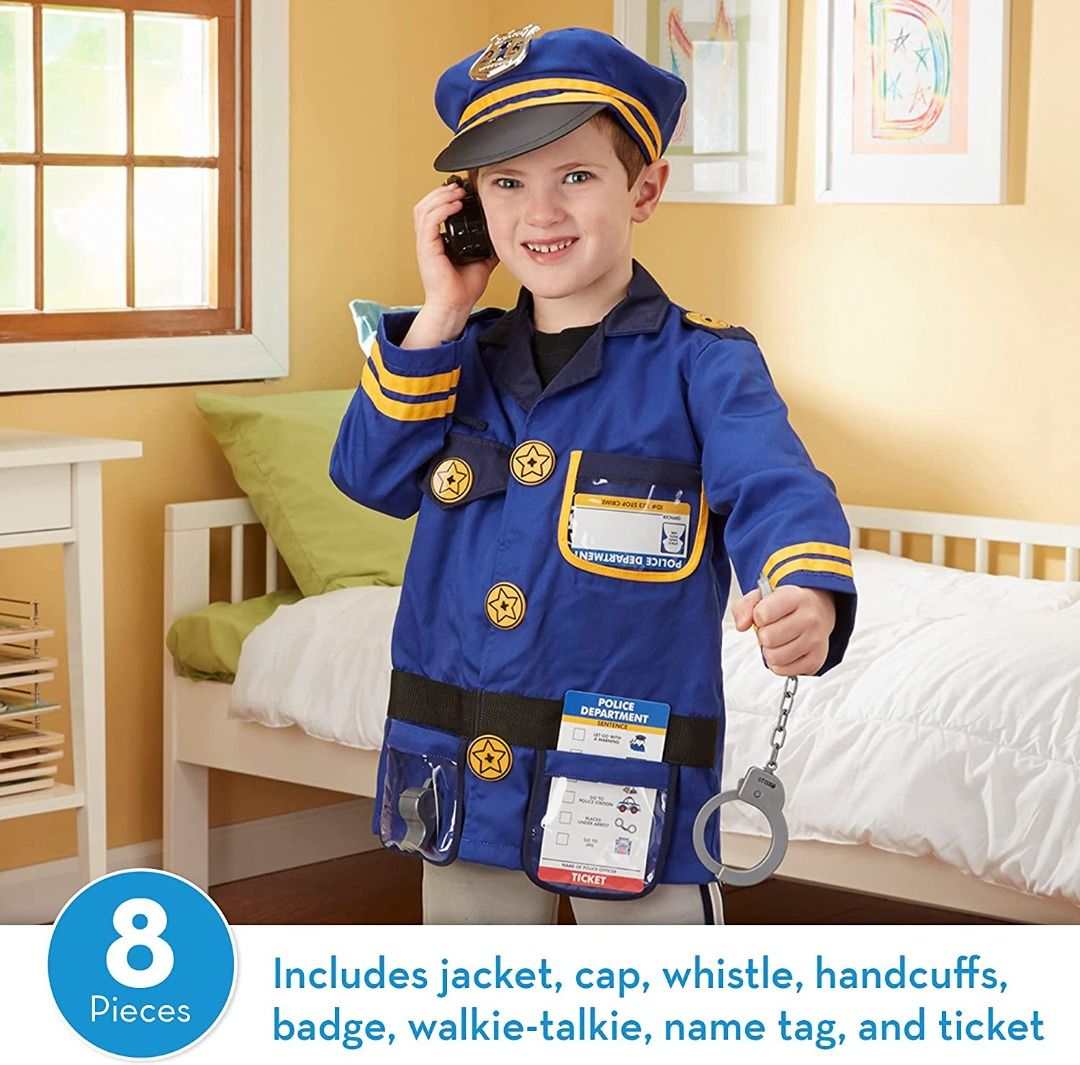 Toddler UPS Delivery Guy Costume (Ages 3-6)