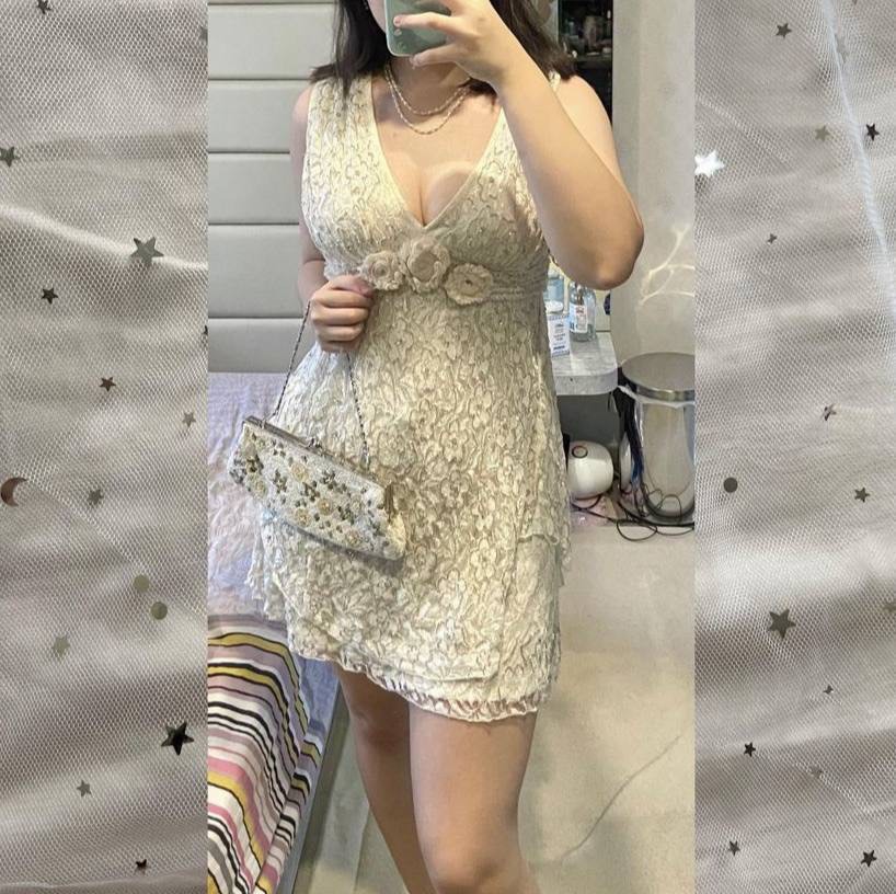 Miss selfridge white lace dress hotsell
