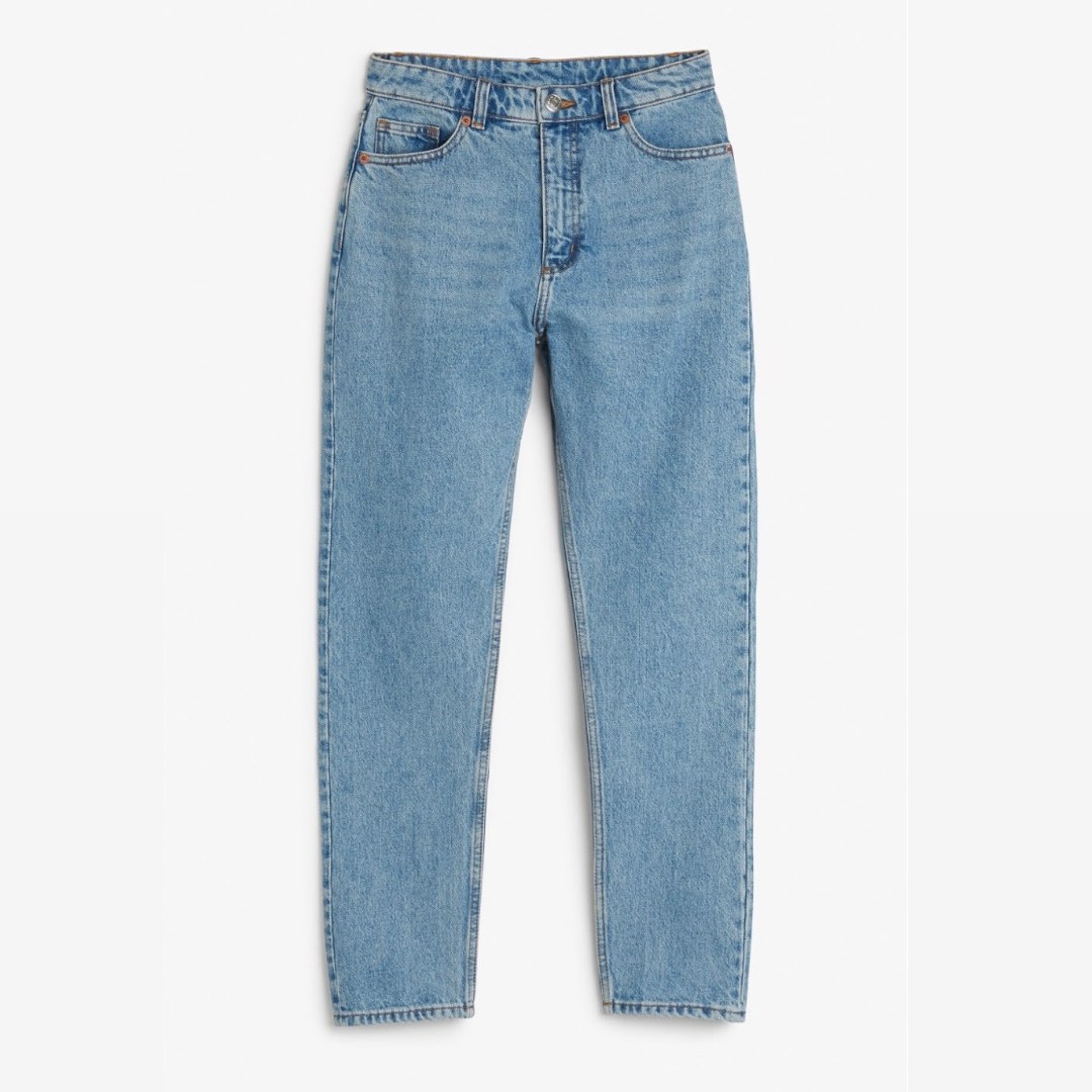 Kimomo mid discount blue jeans
