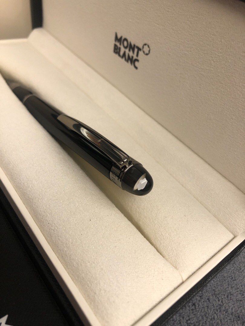 MONTBLANC - Starwalker Midnight black ballpoint pen (鍍釕 ruthenium/ rare ...