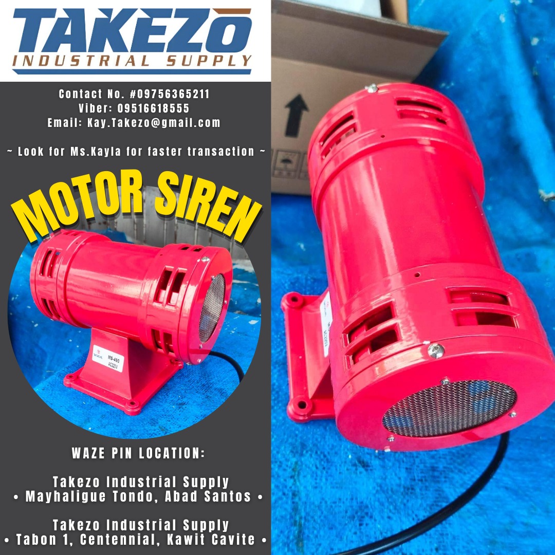 MS-490 Industrial Motor Alarm Bell Horn Sound Buzzer Siren