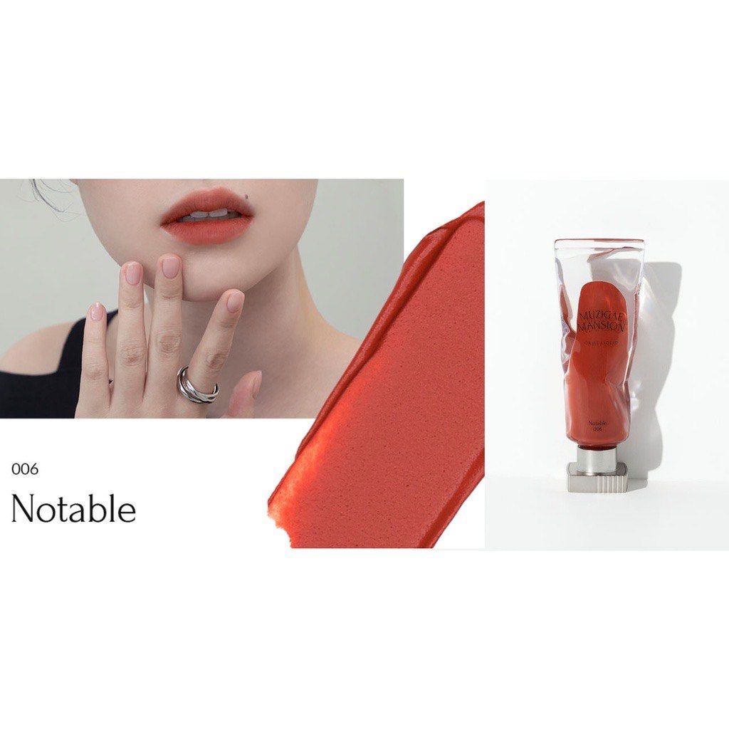 muzigae mansion 006 notable lip tint, Beauty & Personal Care, Face ...