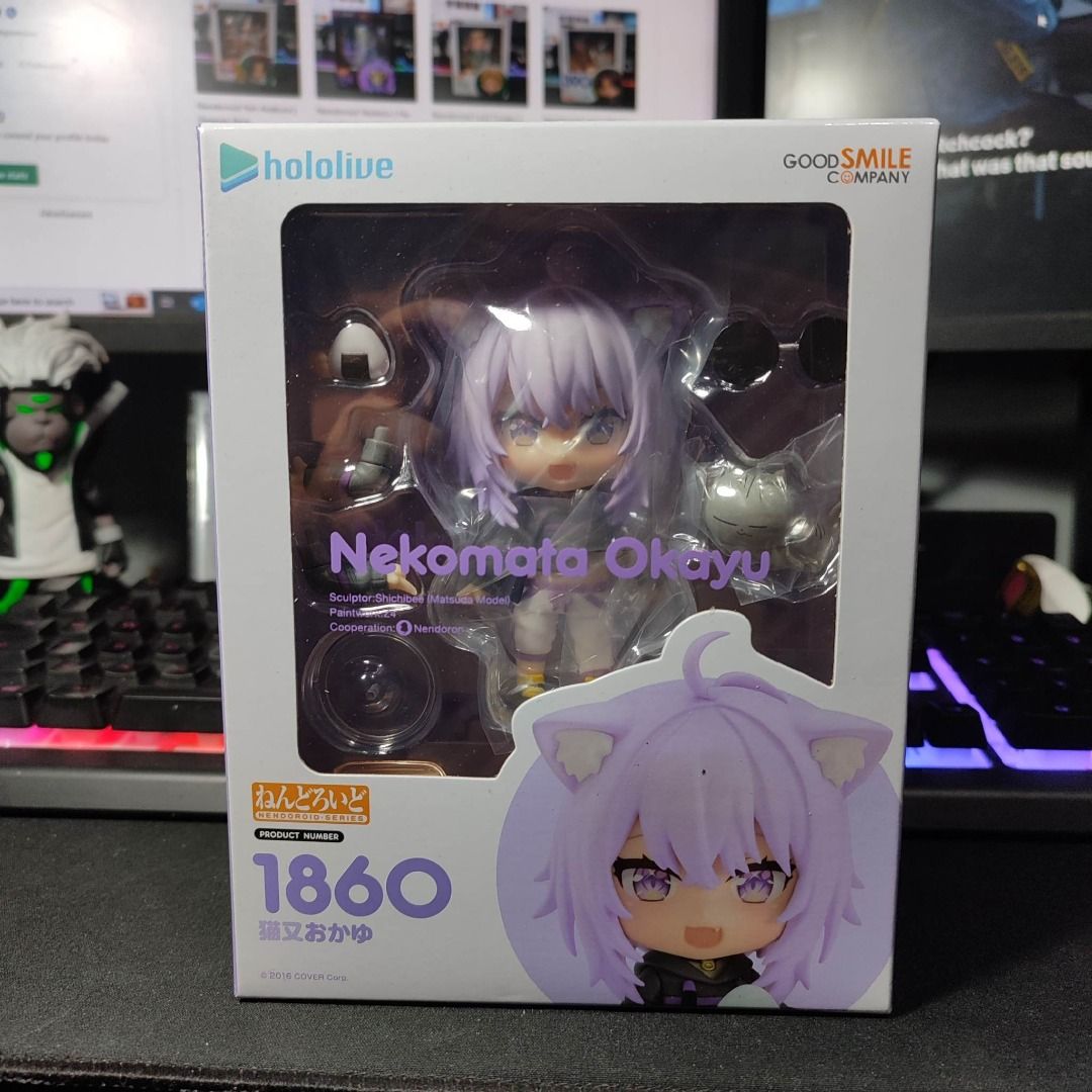 Hololive Production Nendoroid Action Figure Nekomata Okayu 10 cm