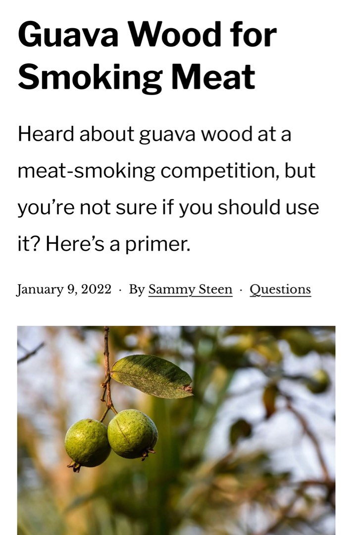 New arrival ! Big sack 25kg Gourmet Michelin grade Guava Fire Wood