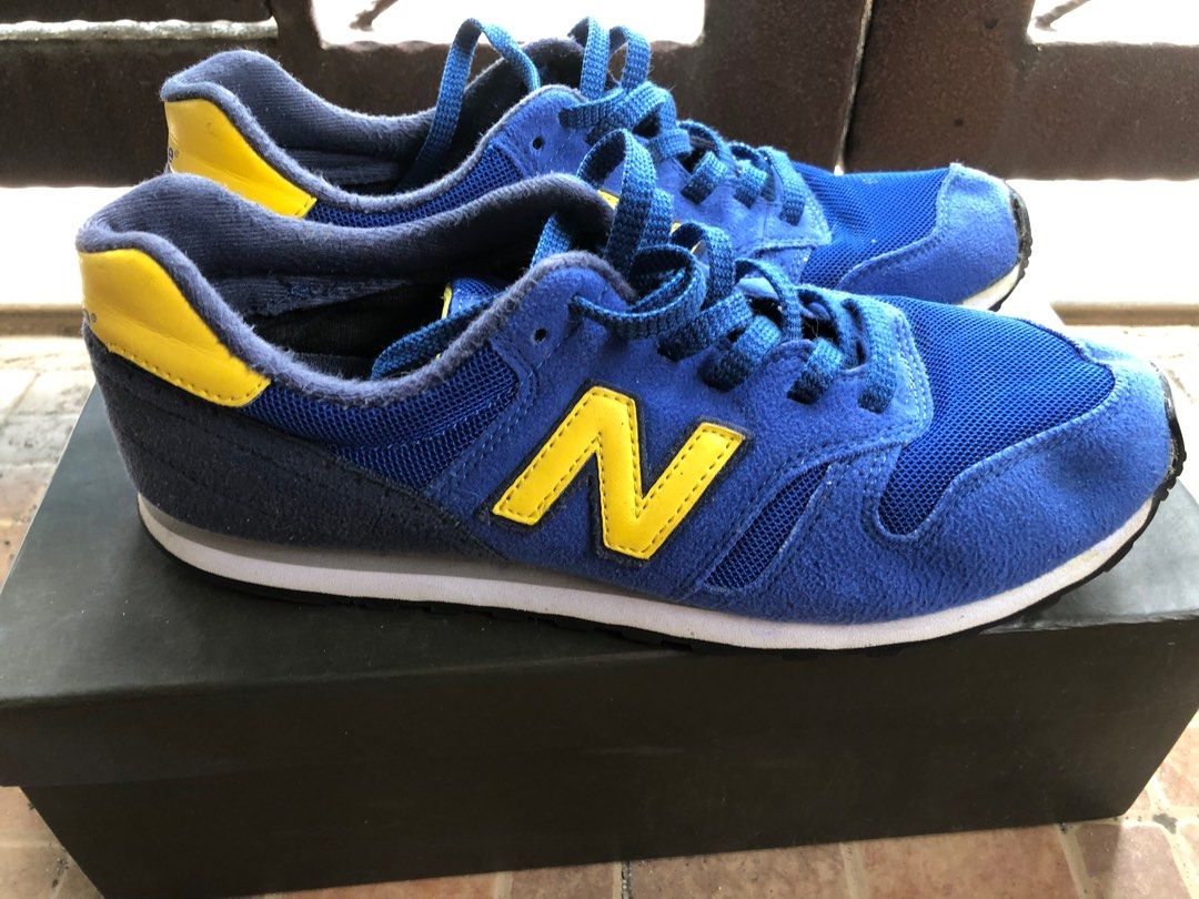 New balance 373 blue store yellow