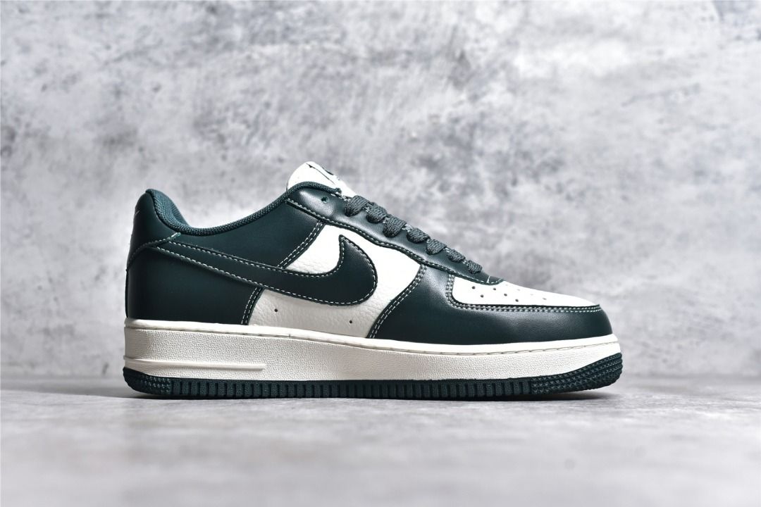 Nike air force sales 1 low white green