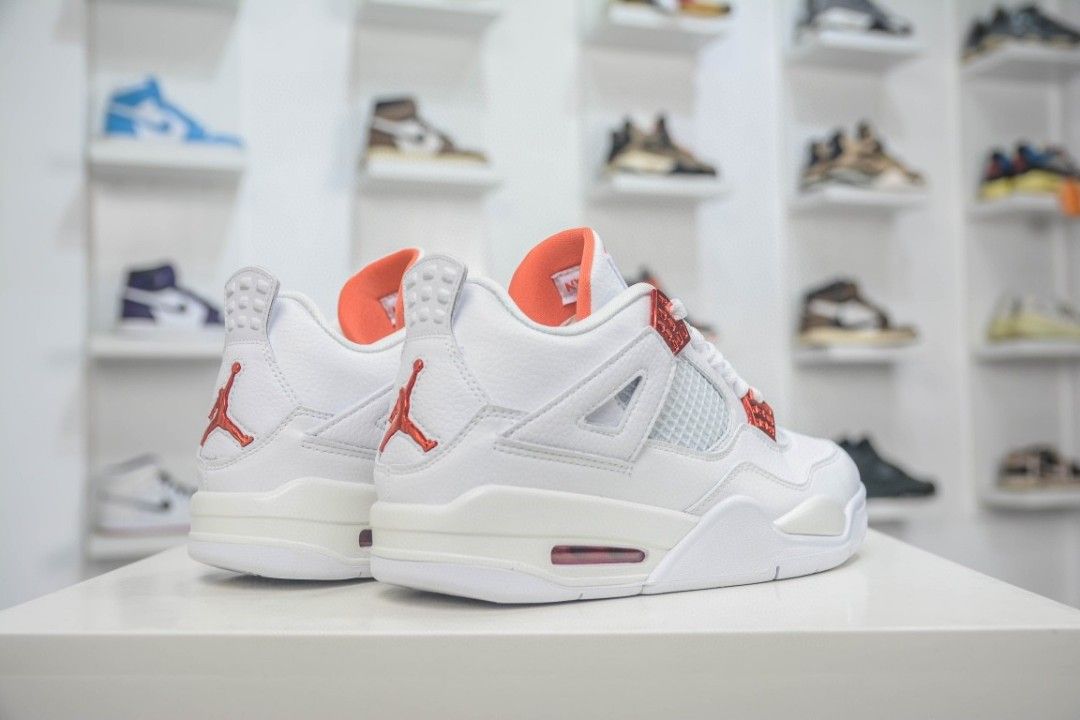 Air jordan 4 orange new arrivals