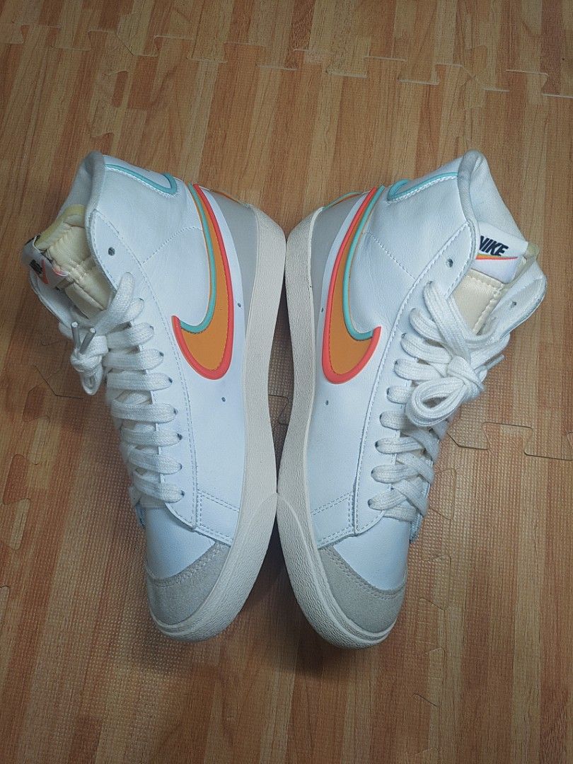 Nike Blazer Mid 77 Infinite Kumquat, size 42, Fesyen Pria, Sepatu
