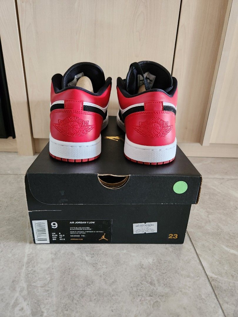Air jordan 1 new arrivals low black toe uk