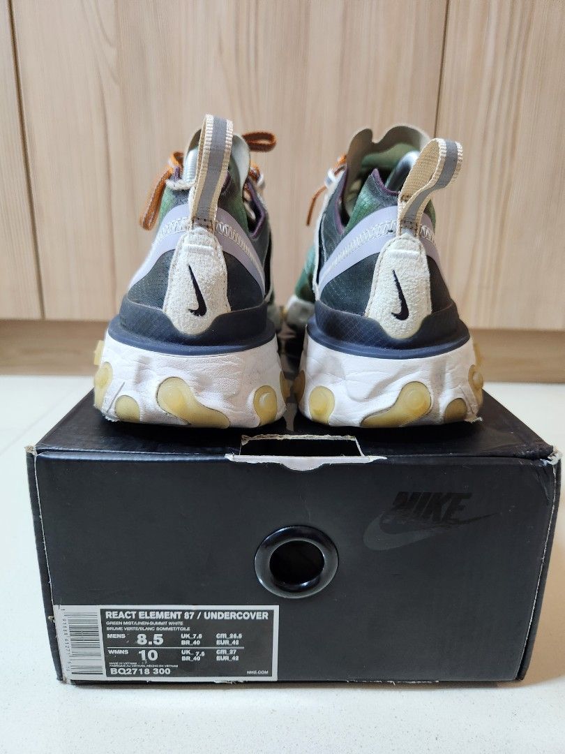 Nike x Undercover Element 87 Green Mist Men s Fashion Footwear