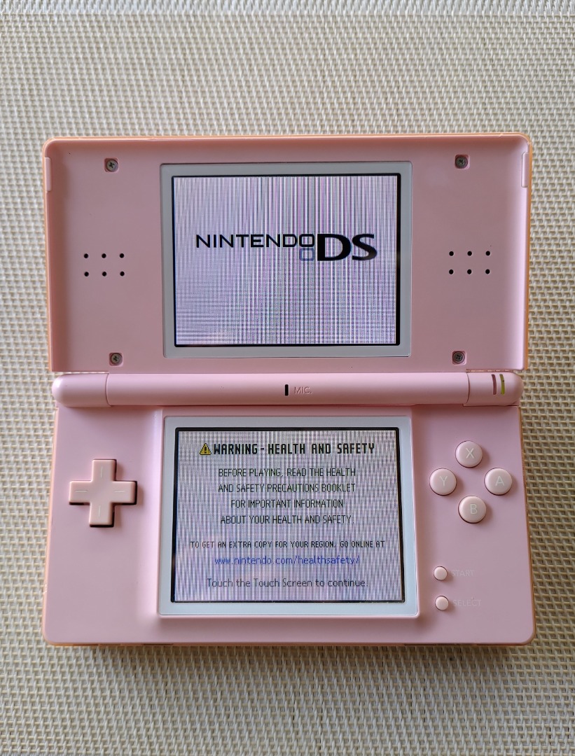 Nintendo DS Lite Coral Pink with Free Gift Video Gaming Video