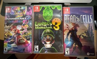 Nintendo Switch Games - Mario Kart, Luigi Mansion, Dead Cells