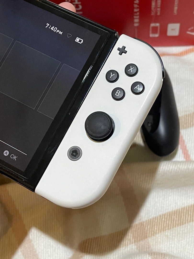 Nintendo Switch OLED OFW Putih Fullset, Video Game, Konsol di Carousell