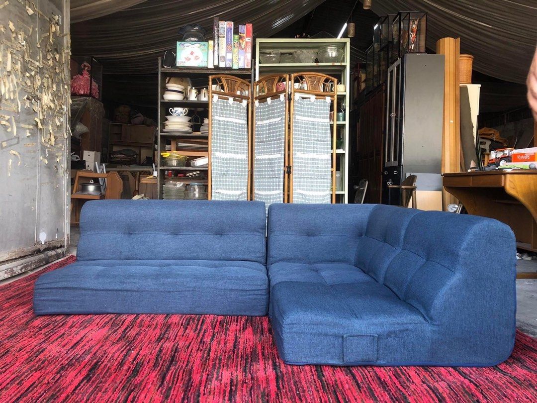 Nitori corner floor sofa 75L x 53W x 21H inches With attachment strap