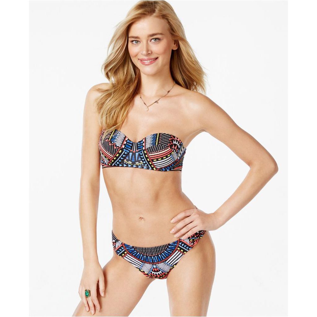 NWT Bar III Multicolor Midikini Vessi Chinch Two Piece Swimsuit Bikini Set Women s Fashion Swimwear Bikinis Swimsuits on Carousell