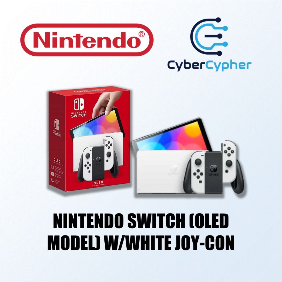  Nintendo Switch – OLED Model w/ White Joy-Con : Video Games