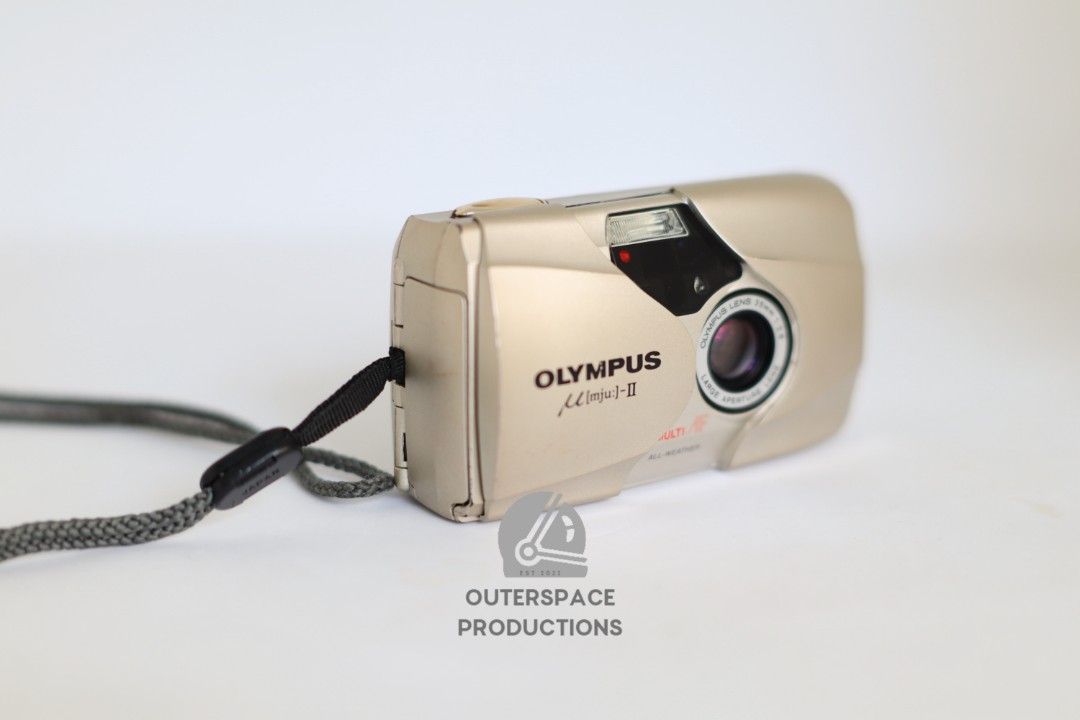 Olympus Mju 2 Film Camera 35mm MJU II, Photography, Cameras on Carousell