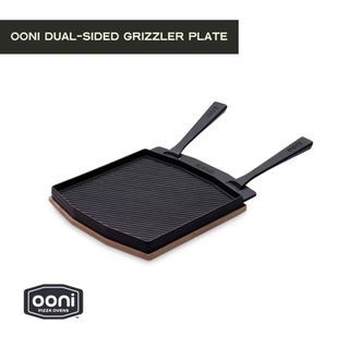 Ooni cast iron dual-sided grizzler pan - Grill and BBQ