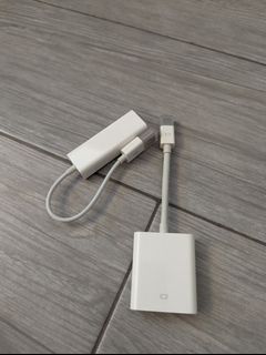 Original Apple Ethernet USB & Mini Displayport DVI Adapter
