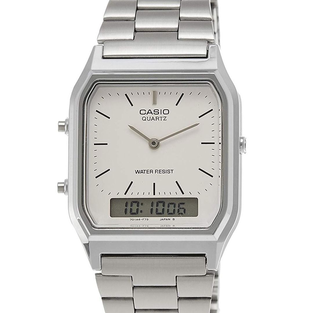 Casio retro white sale