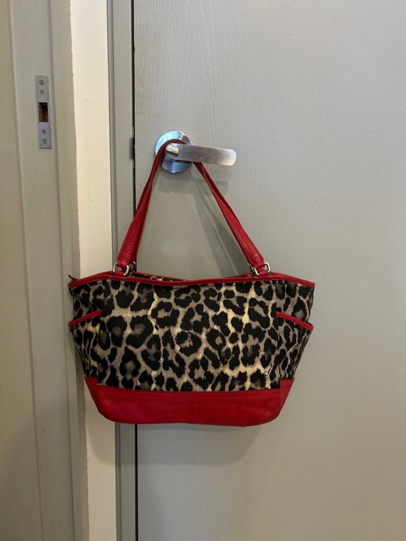 Original Coach Ocelot Leopard Tote Luxury Bags Wallets on