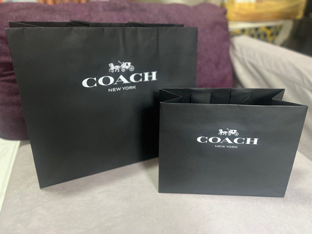 Original Coach Paper Bag, Luxury, Accessories on Carousell