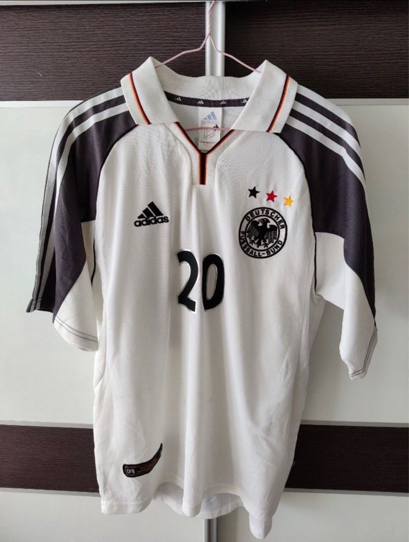 Original Oliver Bierhoff Germany Home Euro 2000 soccer/football