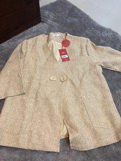 Outer / blazer NEW - Yuan clothing - warna cream