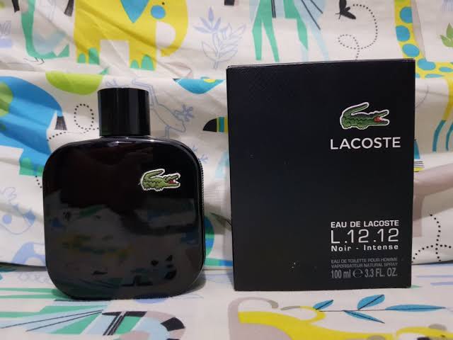 Parfum lacoste noir best sale homme