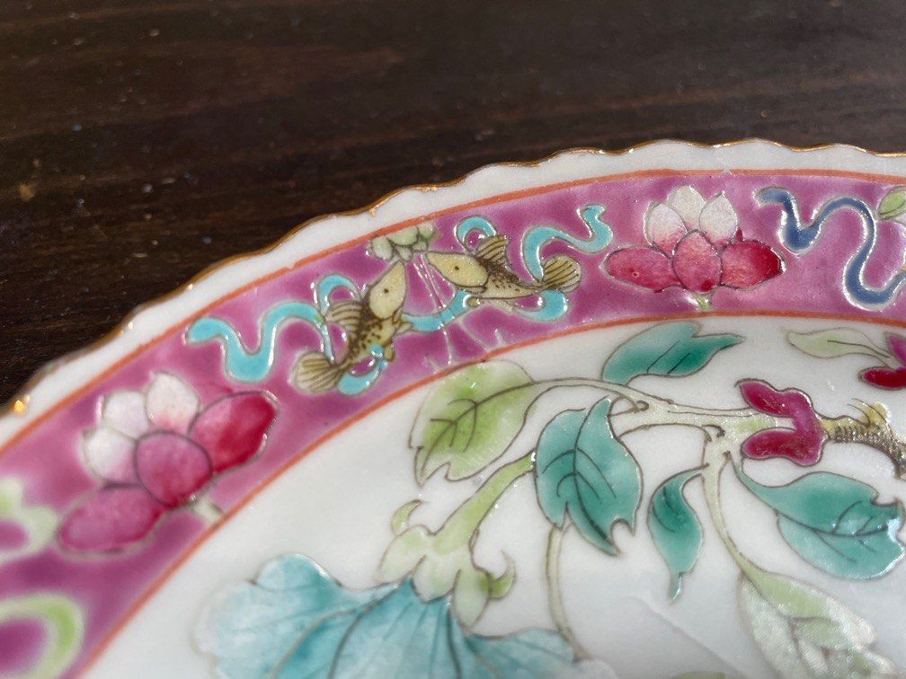Peranakan nyonya plate, Hobbies & Toys, Collectibles & Memorabilia