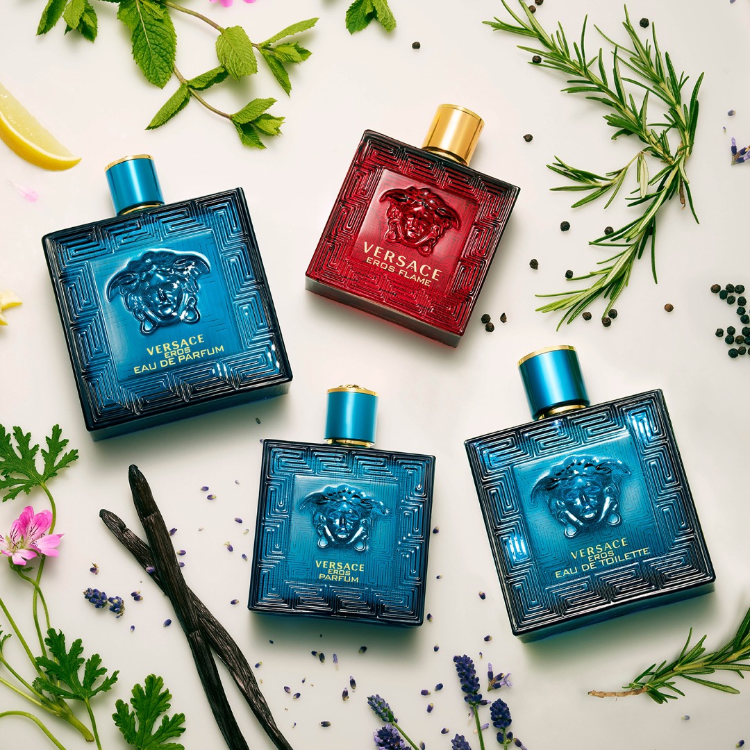 Perfume Versace Eros EDT/EDP/PARFUM/FLAME 100 AUTHENTIC, Beauty