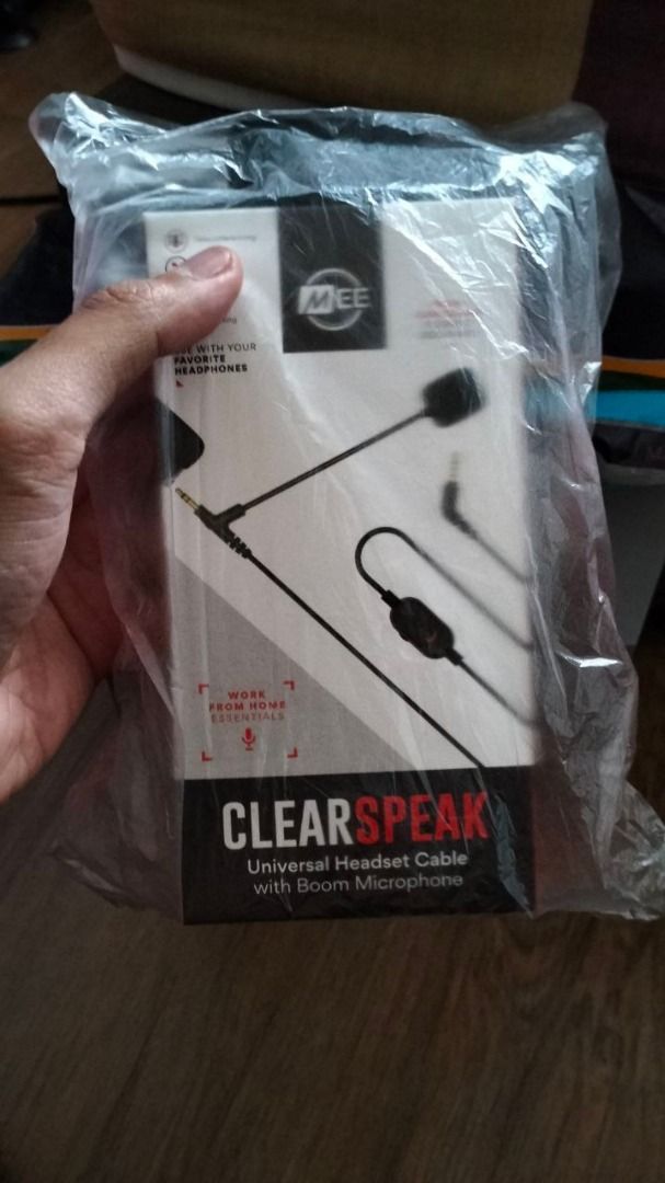 Philips SHP9500 + misodiko Velour earpads + ClearSpeak Boom Mic cable