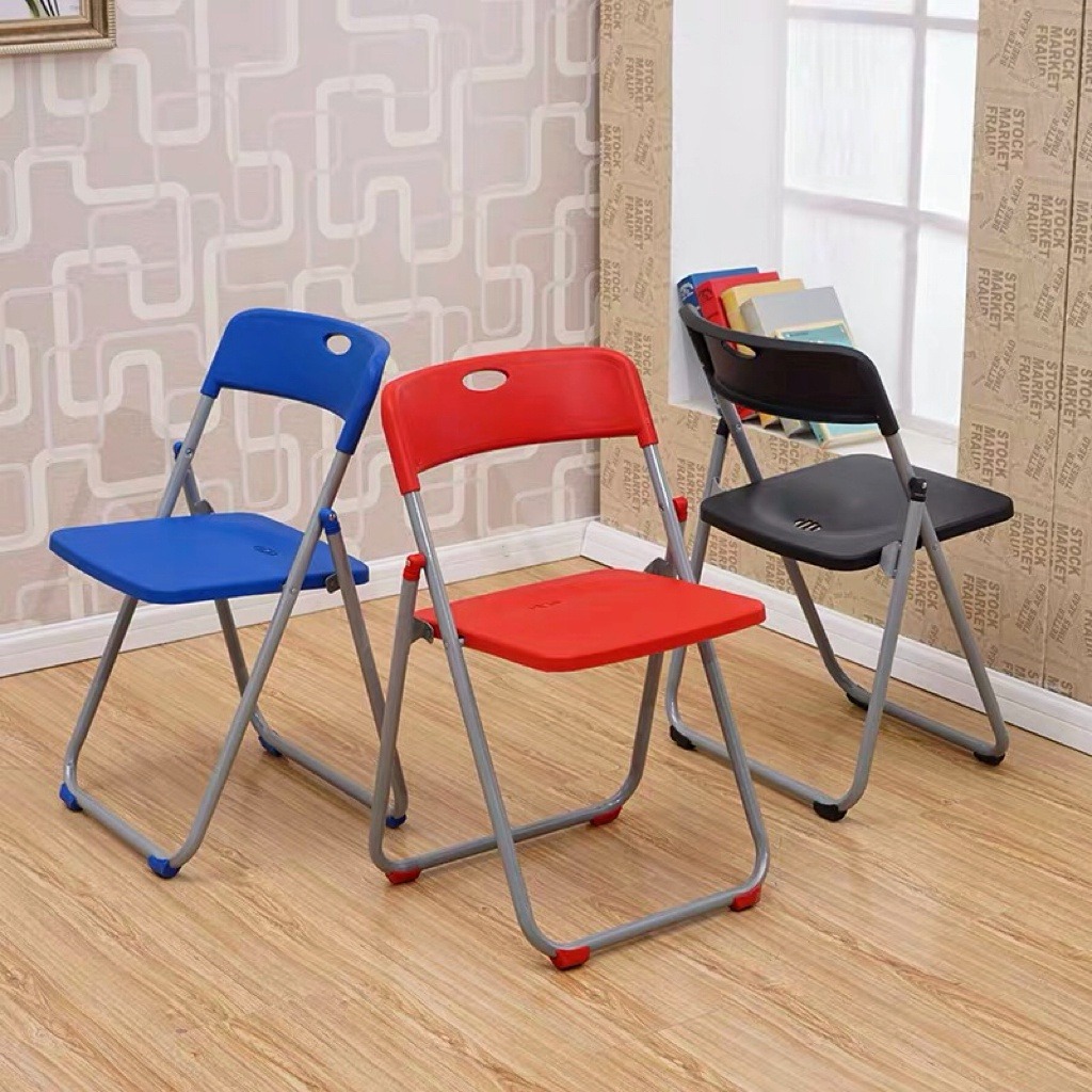 Plastic Foldable Chair Space Saving Folding Chair Dining Chair Outdoor