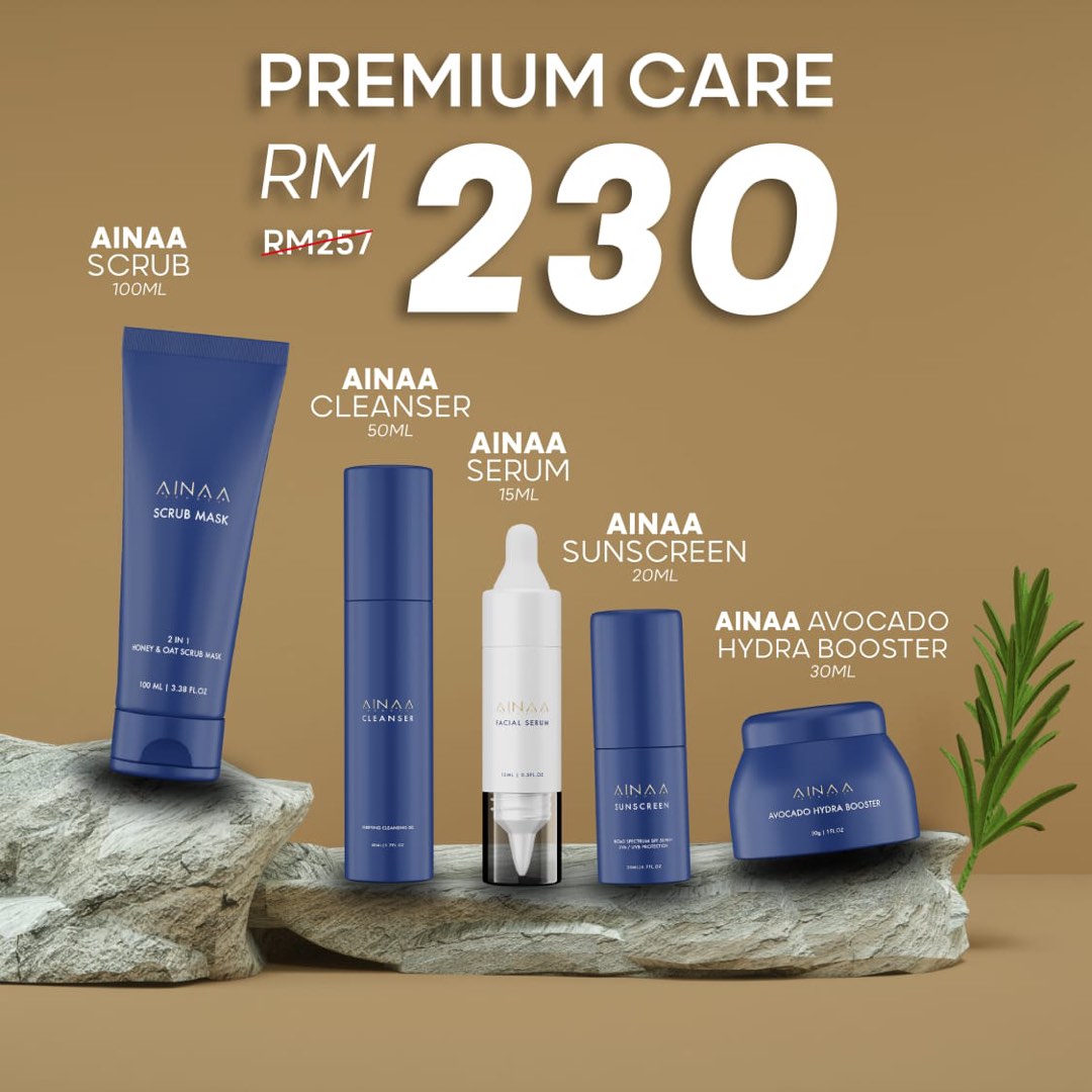 PREMIUM CARE SET AINAA BEAUTY, Beauty & Personal Care, Face, Face Care