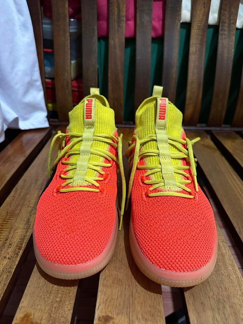 Puma clyde 2025 court red black