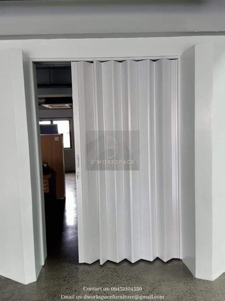 PVC Accordion Folding Door, Furniture & Home Living, Security & Locks