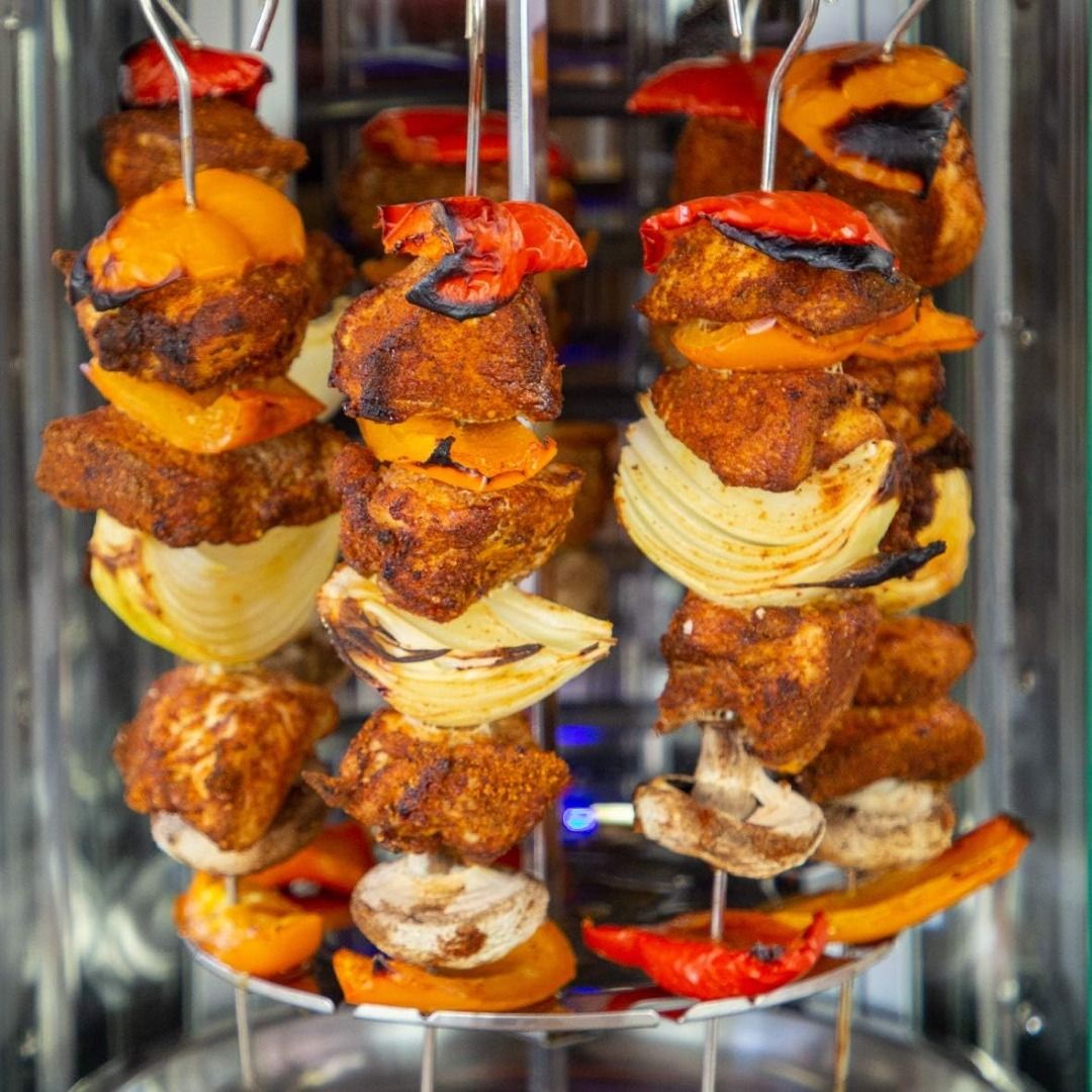 Quest 34020 Electric Rotisserie Grill / Cooks Kebabs, Skewers and