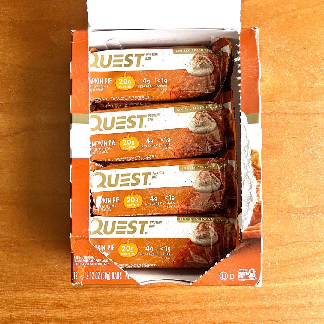 Quest Protein Bars x8, Food & Drinks, Packaged & Instant Food on Carousell