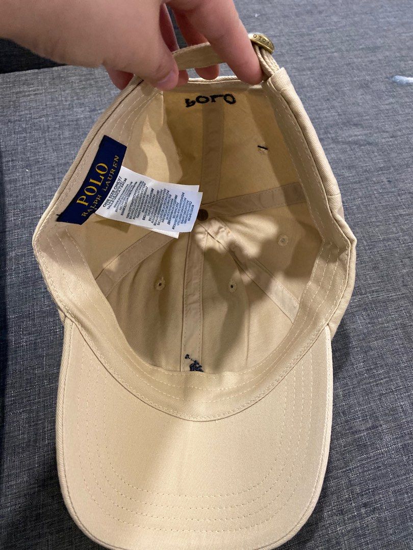 RALPH LAUREN CAP KHAKI Men s Fashion Watches Accessories Caps Hats on Carousell
