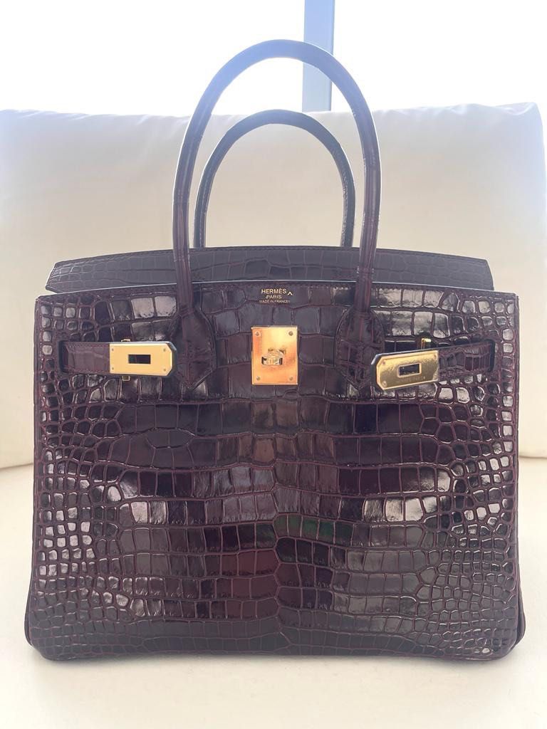 Hermes birkin 2025 30 crocodile black