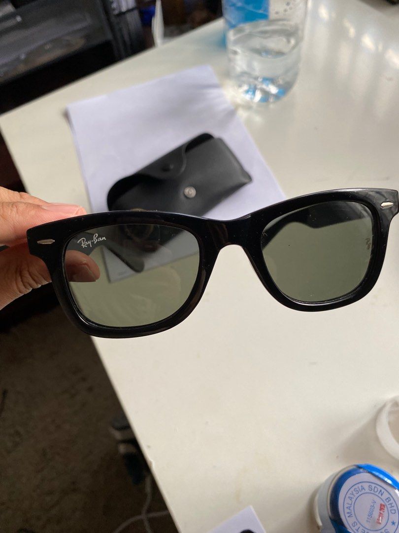 RayBan RB2140 Original Wayfarer 901 (HandMade In Italy), Men's Fashion