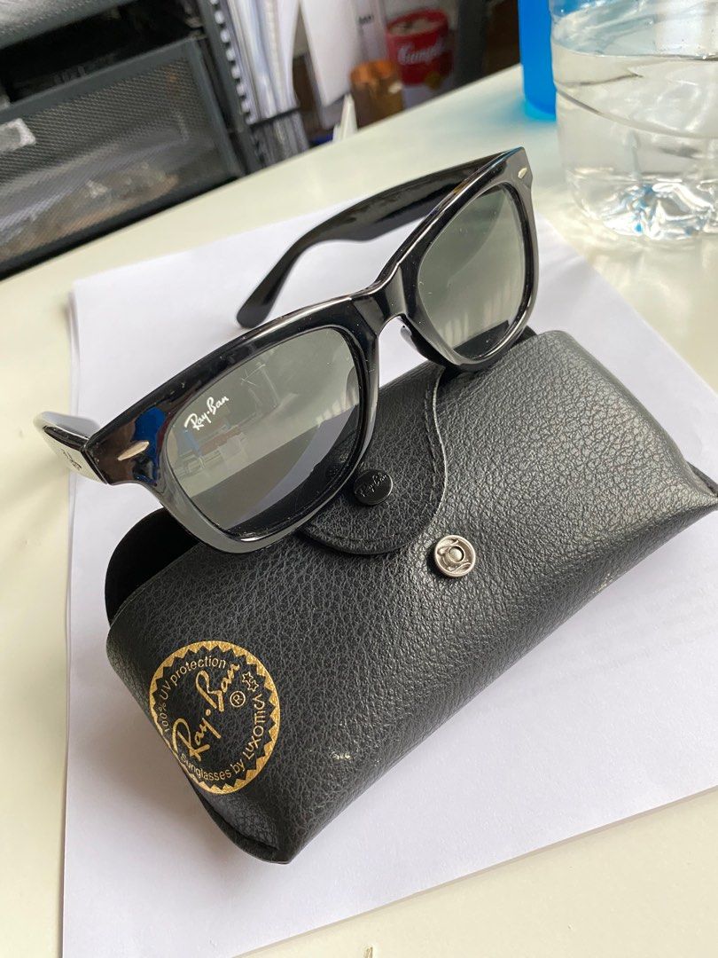 RayBan RB2140 Original Wayfarer 901 (HandMade In Italy), Men's Fashion