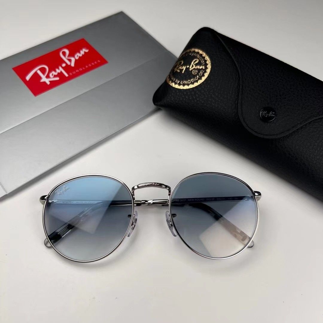 Ray ban hotsell round metal argento