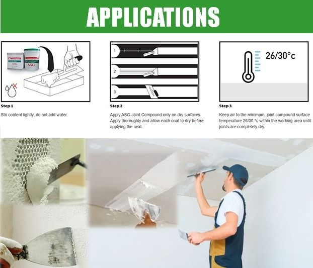 READYMIXED WALL PUTTY/ MULTI PURPOSE READYMIXED JOINT COMPOUND 28KG