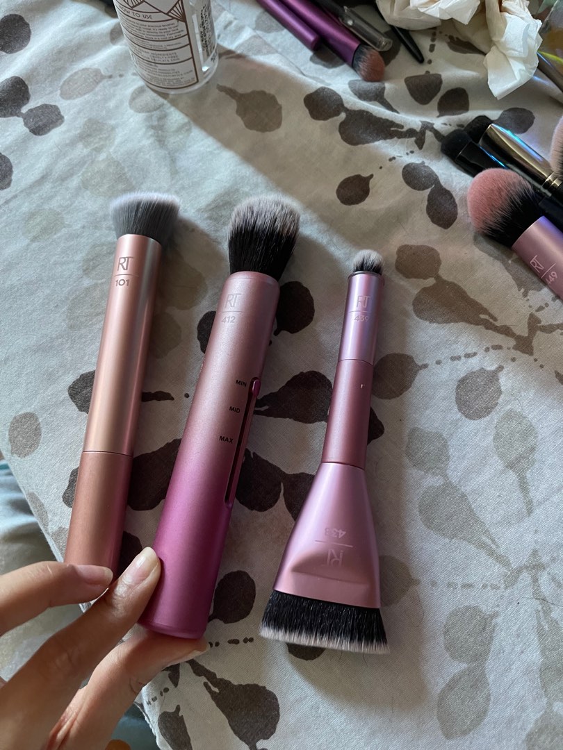 Real Techniques Brushes precision contour, complexion, custom cheek