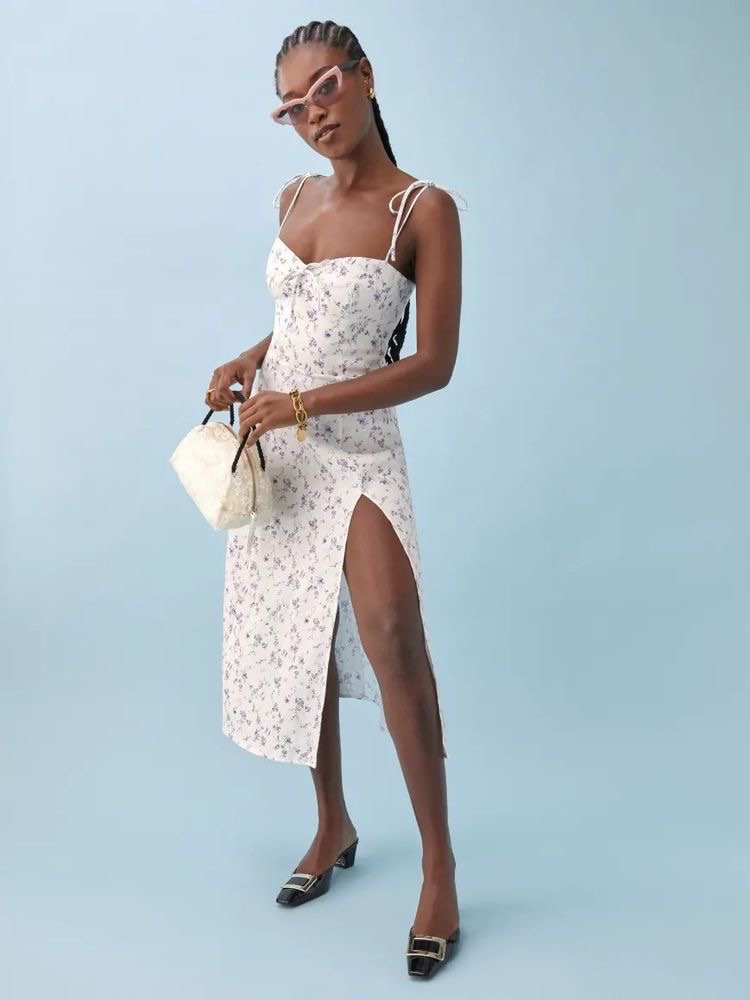 Reformation Joyce Linen Dress in Sinead SALE!!, Women's Fashion, Dresses &  Sets, Dresses on Carousell